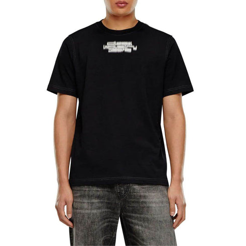 CAMISETA NEGRA T JUST SLITS DIESEL